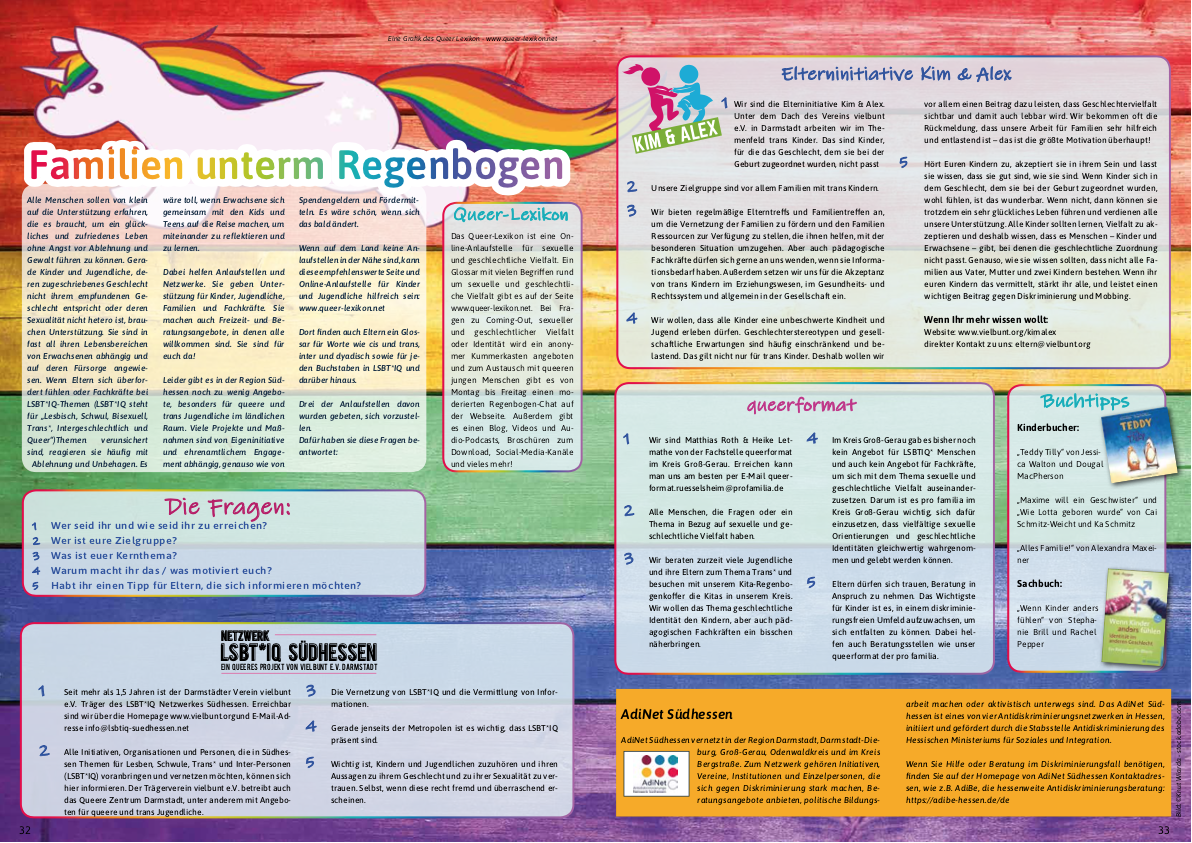 Familien unterm Regenbogen